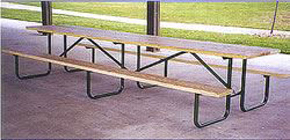 Picture of Gerber 16S Steel Shelter Picnic Table frame 10ft.