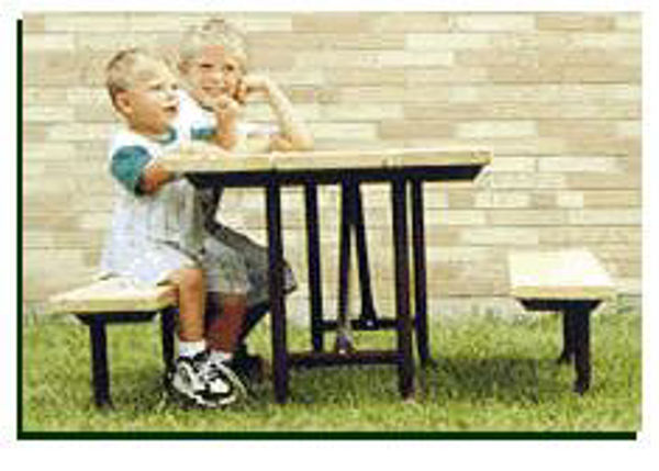 Picture of Gerber 16S Steel Tot Picnic Table frame 5ft. - 6ft.