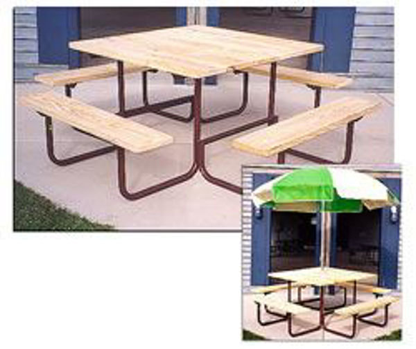 Picture of Gerber 11S Steel Square Picnic Table Frame 4ft.