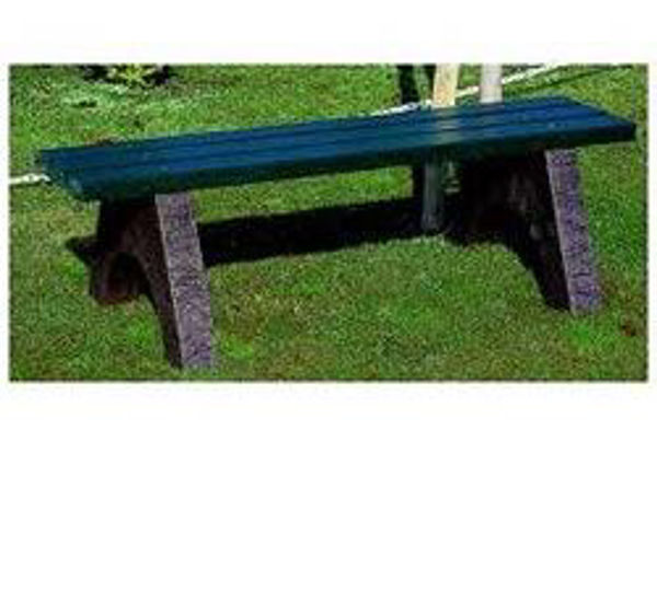 Picture of Eagle One - 4' Long 2 x 4 Slats Mall Bench