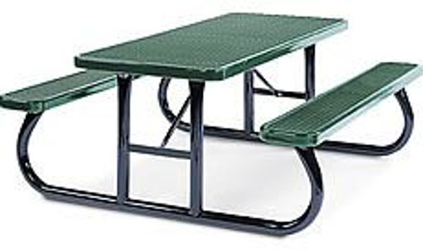 Picture of Eagle One - 6' Plastic Coated Mesh Picnic Table