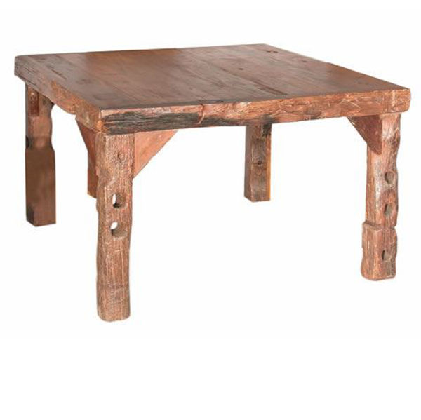 Picture of Groovystuff Ranch House Rustic Teak Card Table