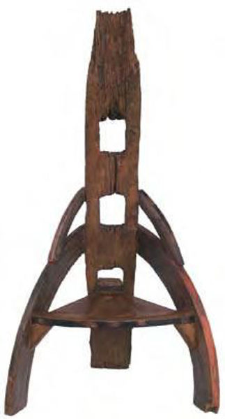 Picture of Groovystuff Steeple Rustic Teak Chair