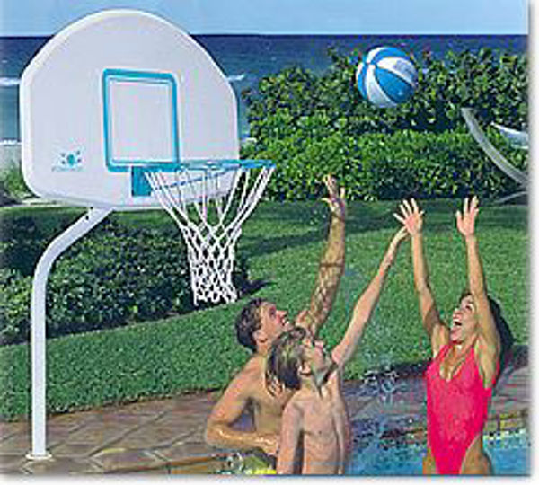 Picture of Deckshoot Pool Basketball Set (concrete mounted)