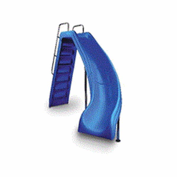 Picture of White Water Slide 4' Right Curve