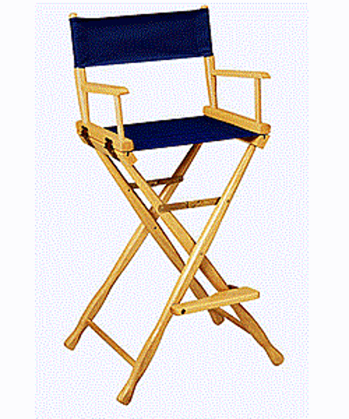 Picture of Gold Medal Classic Canvas Bar Height Director Chair
