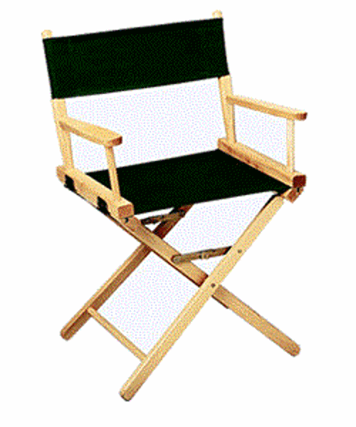 Picture of Gold Medal Contemporary Canvas Director Chair with Cover Set