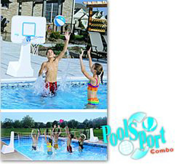 Picture of Poolsport Portable Pool Basketball / Volleyball Set