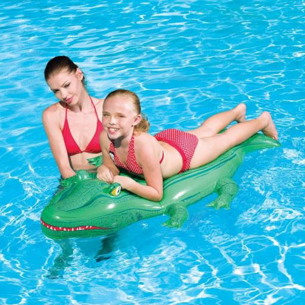 Picture of Crocodile 66 In. Inflatable Ride-On Pool Toy