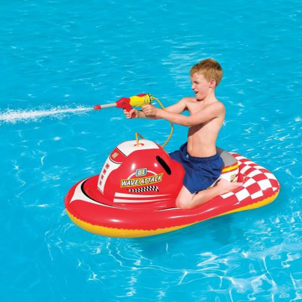 Picture of Wave Attack 55 In. Inflatable Ride-On Pool Toy