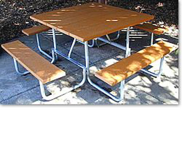 Picture of Gerber 4' Sq. Recycled Plastic and 11S Steel Frame