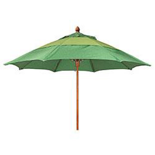 Picture of 7.5 ft. Augusta Square Umbrella  w/marine grade, solution dyed acrylic - FIB