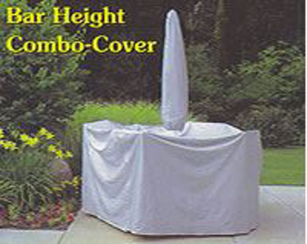Picture of Protective Covers Cover - 48" - 54" Round Bar Table with 4 Chairs