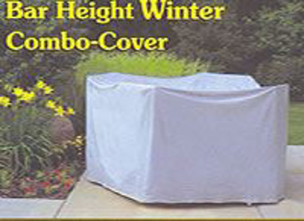 Picture of Protective Covers Outdoor Patio Cover - 48" - 54" Round Bar Table with 4 Chairs