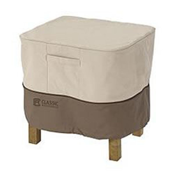 Picture of Veranda Collection Outdoor Patio Ottoman/Side Table Cover 21"