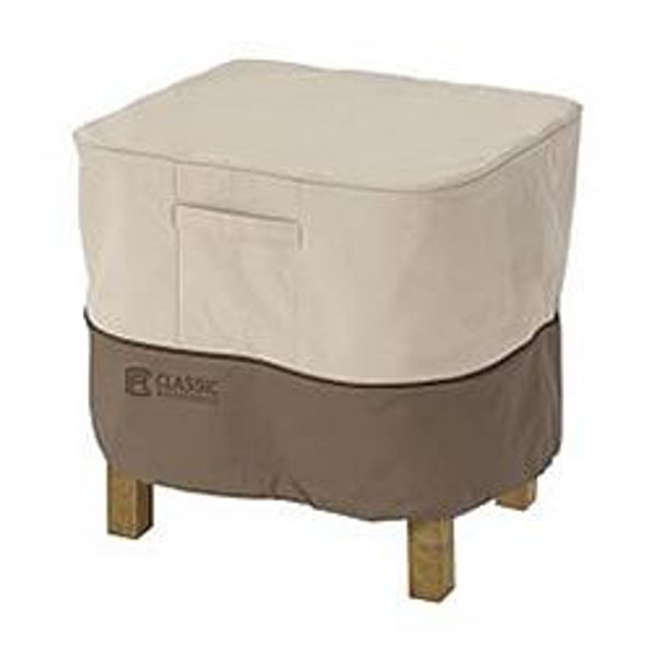 Picture of Veranda Collection Outdoor Patio Ottoman/Side Table Cover 32" x 22"
