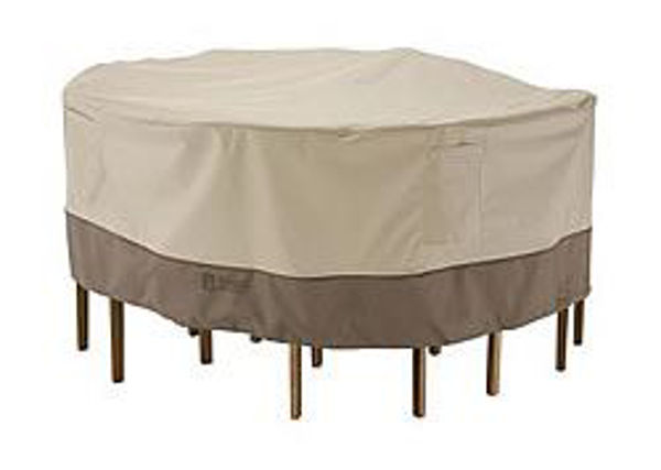Picture of Veranda Collection Outdoor Patio Round Table and Chair Cover