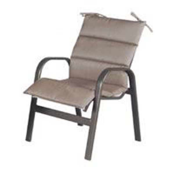 Patio Highback Chair Pad 20 X 48, High Back Sling Patio Chair Cushions