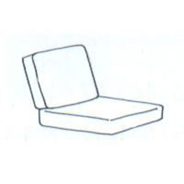 Picture of 2 Piece Lounge Chair Cushion