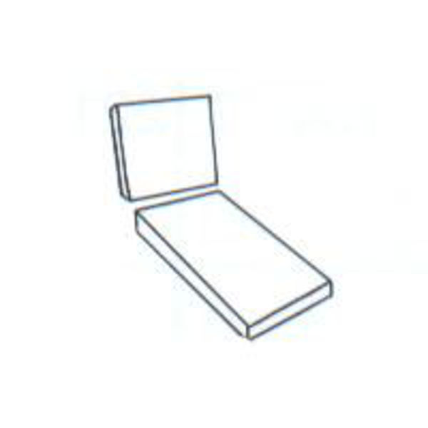 Picture of 2-Piece Chaise Seat & Back Cushion