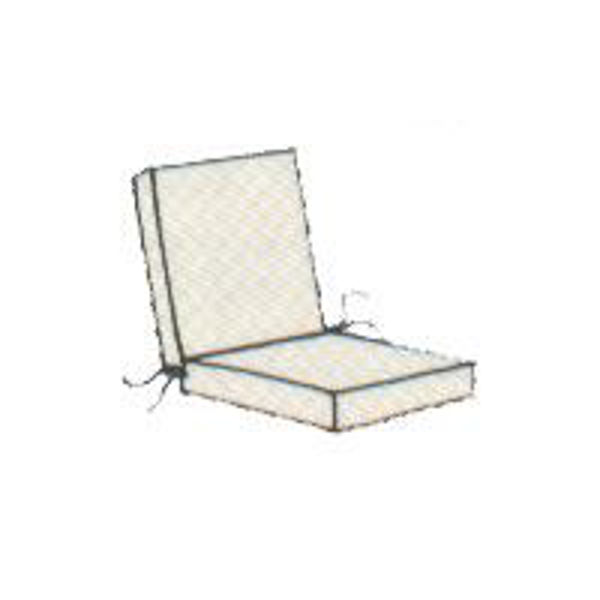 Picture of 1-Piece Hinged Dining Cushion 21" x 44"