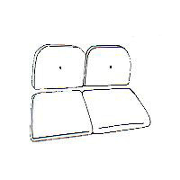 Picture of Loveseat/Double Glider (4 pc) Cushion
