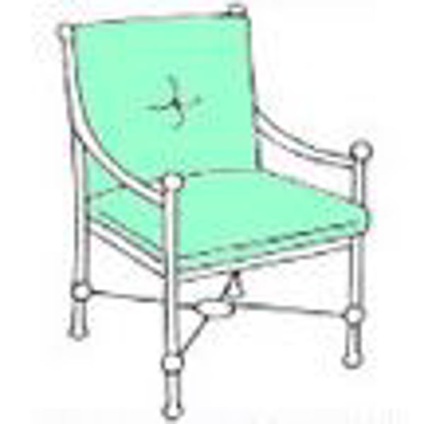 Picture of C23 - Hacienda 2 Piece Dining Cushion