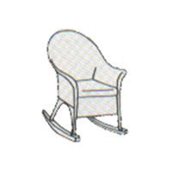 Picture of Tesoros High Back Rocker Cushion - Seat Only