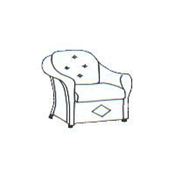 Picture of Giardino Lounge Chair/Rocker Cushion - Seat & Back