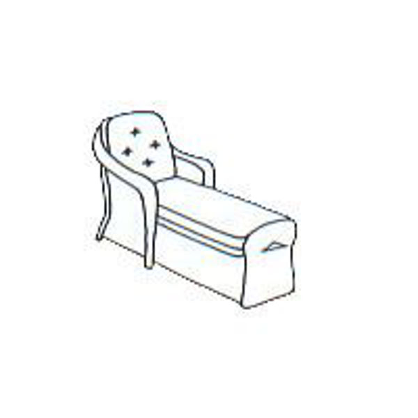 Picture of Giardino Chaise Lounge Cushion - Seat & Back