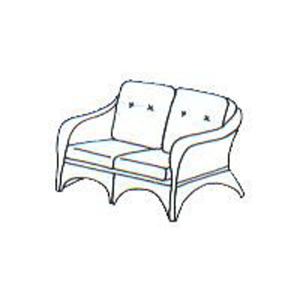 Picture of Bravo Loveseat Cushion (4 pc.) - Seat & Back