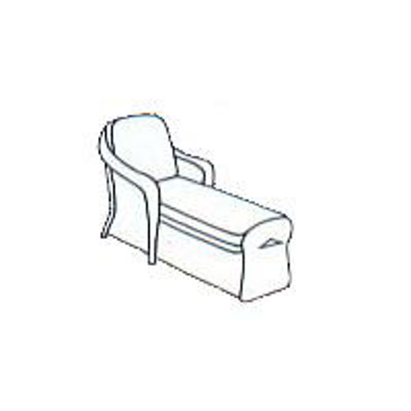 Picture of Empire Chaise Cushion - Seat & Back