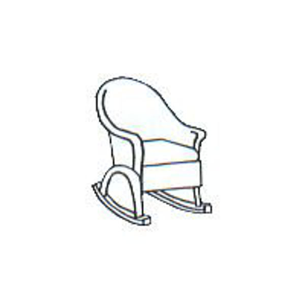 Picture of L.F. Heirloom Rocker/Lounge Cushion, Dining Seat