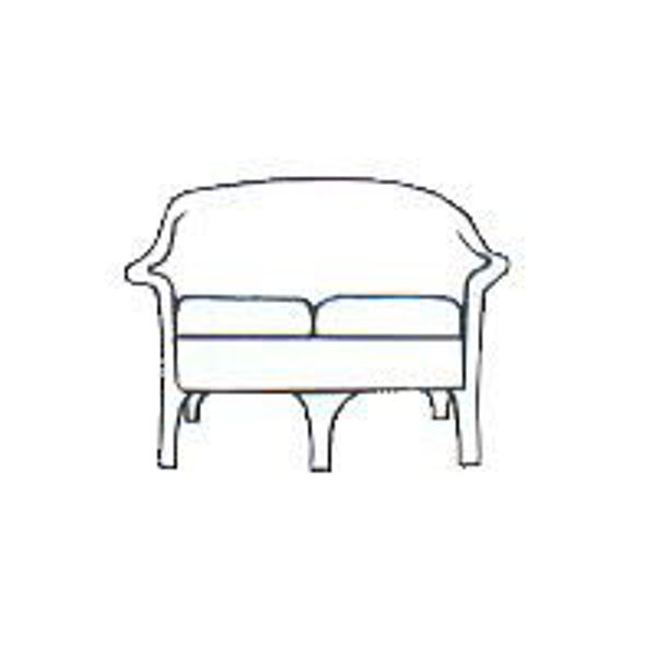 Picture of L.F. Heirloom Loveseat (2 Cushions Matched) Cushion