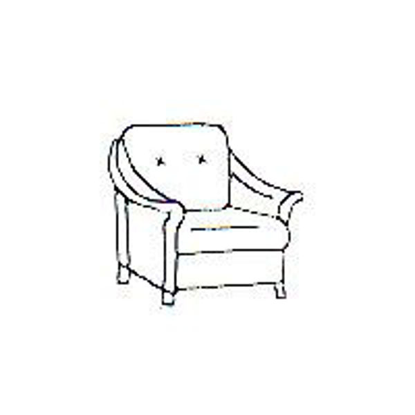 Picture of Embassy Lounge Chair Cushion - Seat & Back