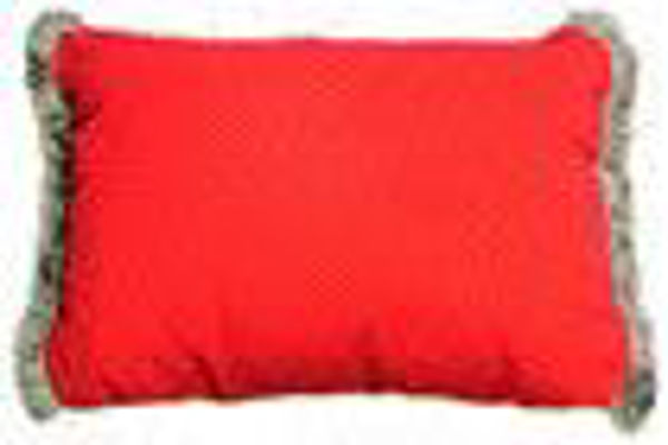 Picture of Boudoir Pillow w/acrylic fringe (16"x12")