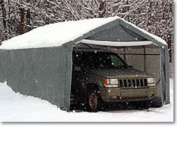Picture of MDM Rhino Shelters 12 x 20 x 8 House Style Portable Garage