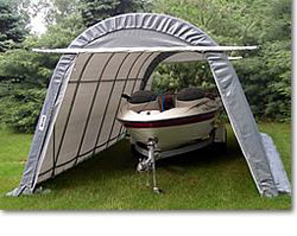 Picture of MDM Rhino Shelters 14 x 24 x 10 Round Style Portable Garage