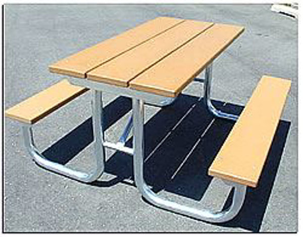 Picture of Gerber 6' Recycled Plastic Top with 238 Steel Frame