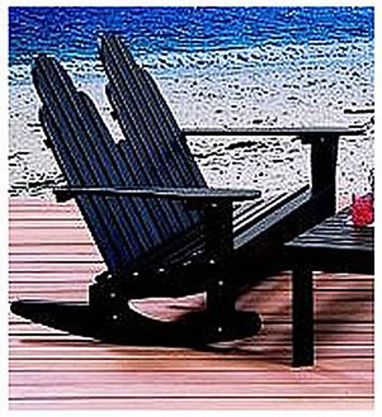 Picture of Prairie Leisure Adirondack Settee Rocker