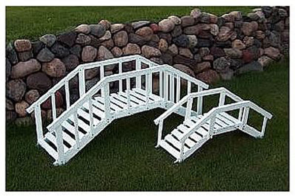 Picture of Prairie Leisure Large Decorative Garden Bridge w/rails