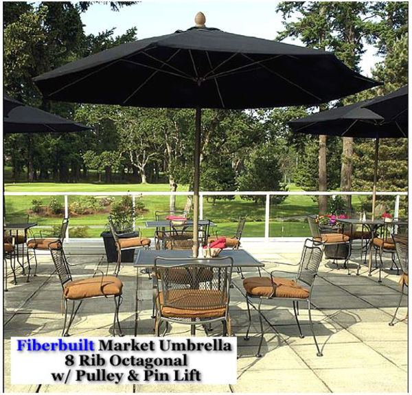 Picture of 9' Lucaya Patio Umbrella w/ Fiberglass Ribs - Fiberbuilt
