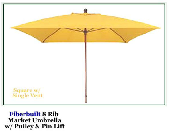 Picture of 6' Lucaya Patio Umbrella w/ Fiberglass Ribs - Fiberbuilt