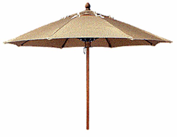 Picture of 9' Bridgewater Patio Umbrella w/ Fiberglass Ribs - Fiberbuilt