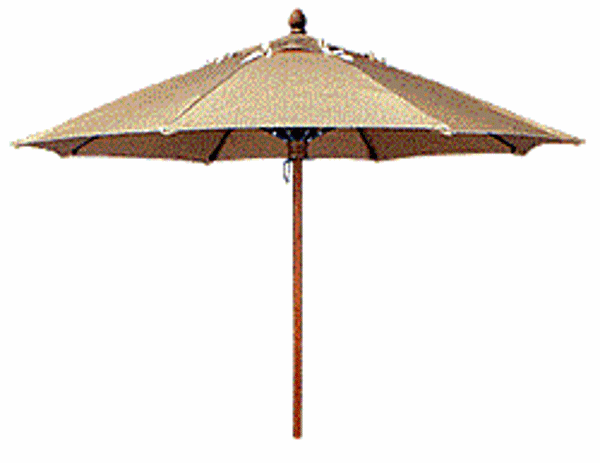 Picture of 11' Bridgewater Patio Umbrella w/ Fiberglass Ribs - Fiberbuilt
