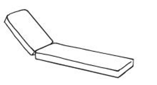 Picture of JIB Chaise 1pc. -Boxed Edge