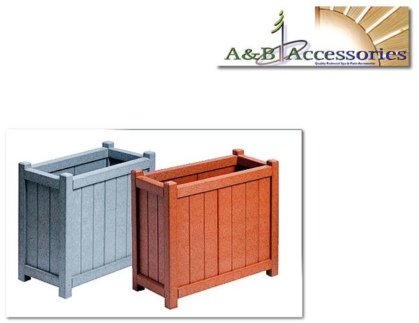 Picture of A&B Spa Accessories HPL Rectangular Planters