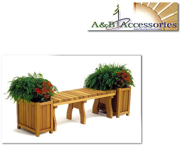 Picture of A&B Spa Accessories 11"x20" Rectangular Planters