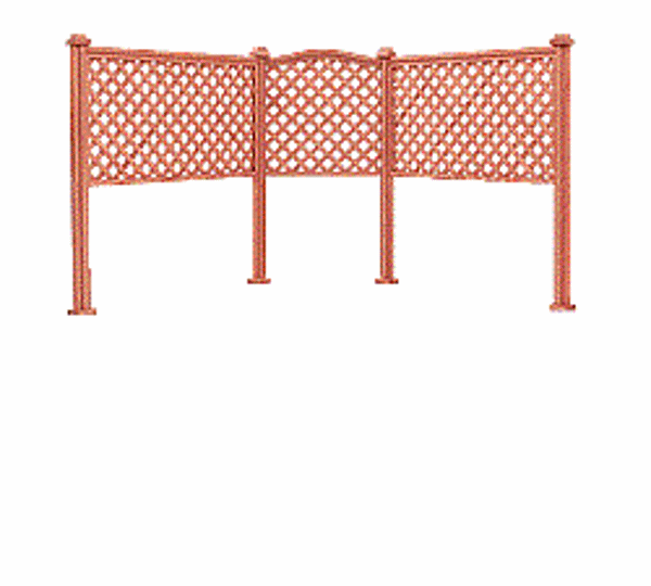 Picture of A&B Spa Accessories Lattice Side Panels ( 49" Max width)