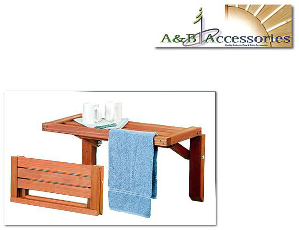 Picture of A&B Spa Accessories 27" Folding Table (spa mount)